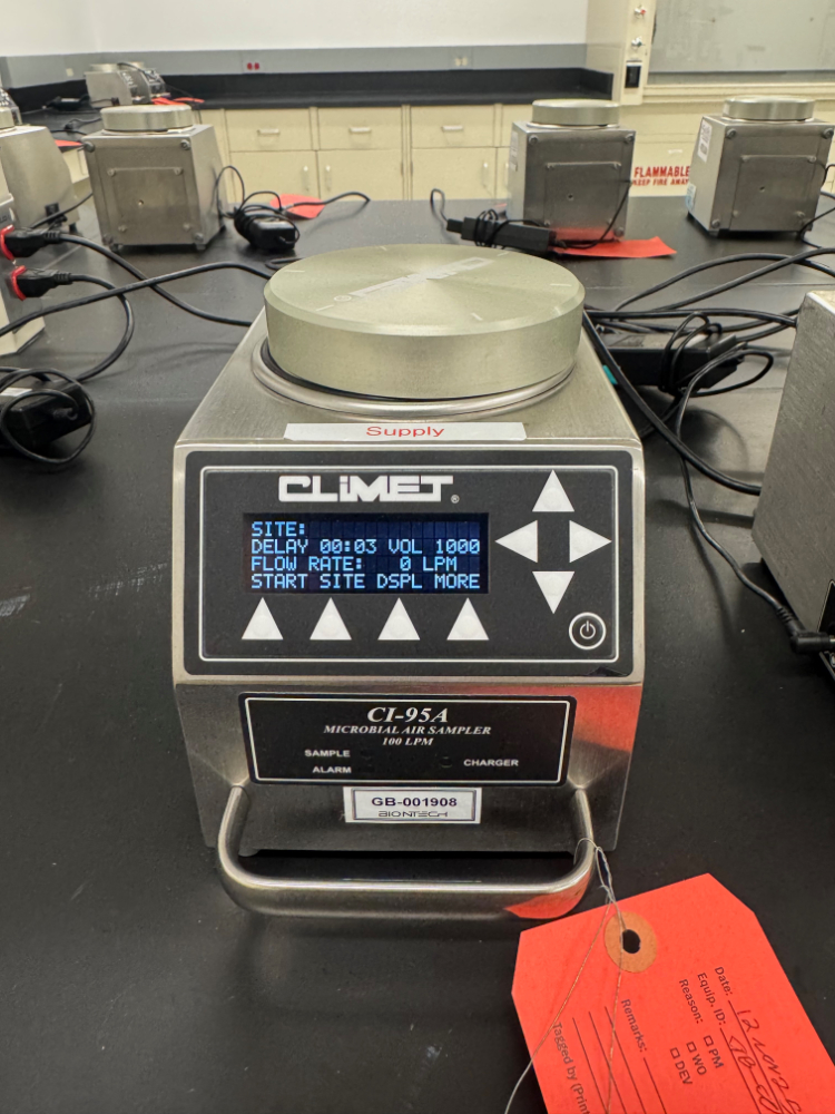 Image of Climet CI-95A 100 LPM Microbial Air Sampler